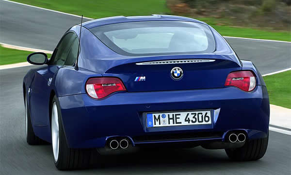 BMW Z4M Coupe - вид сзади