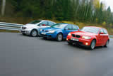 - BMW 1  vs Mercedes A170  Volkswagen Golf 1.6