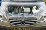Моторный отсек Mercedes A170