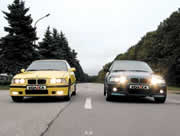 BMWE36 и рестайлинговая  BMW 3 серии