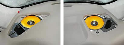 автоакустика, уствновка сч-динамиков в торпедо BMW 520i E34