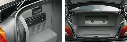 Установка автоакустики в багажнике BMW 540i E39