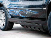 тюнинг BMW X5 - декоративные накладки порогов